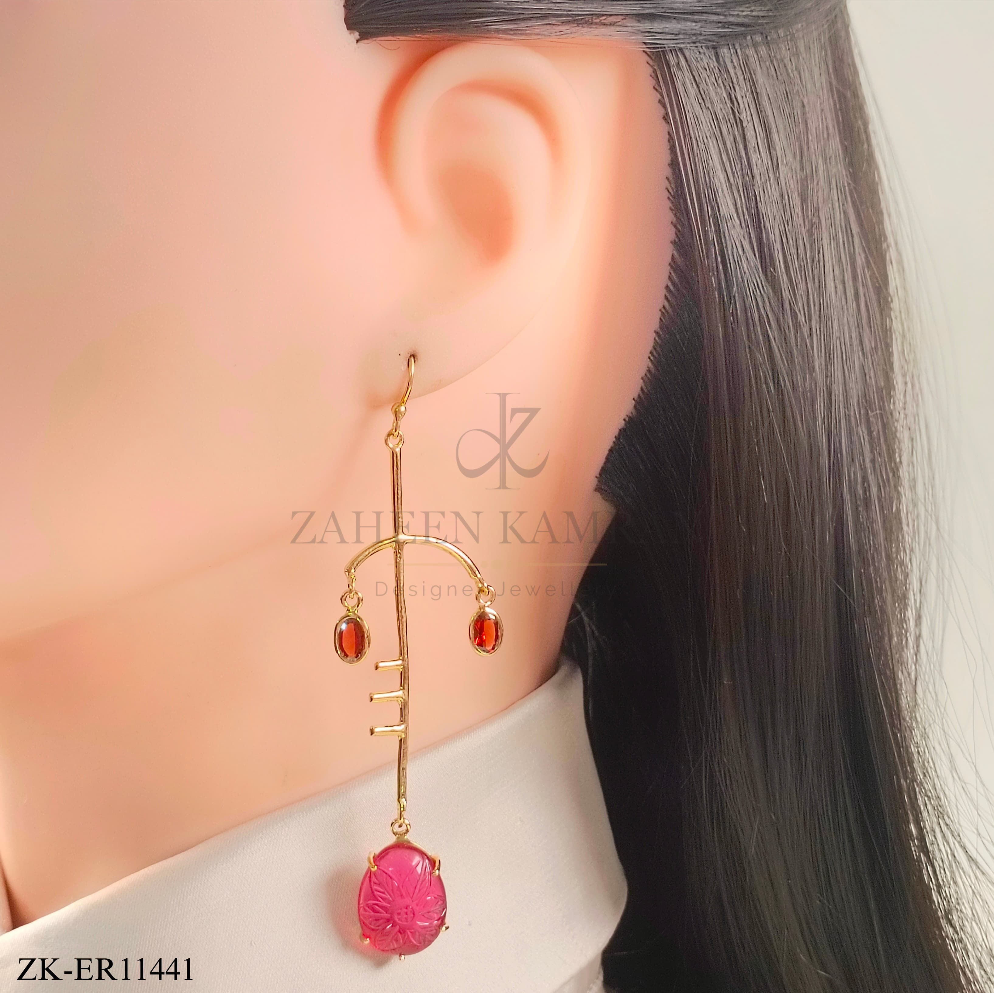 925RUBY EARRINGS