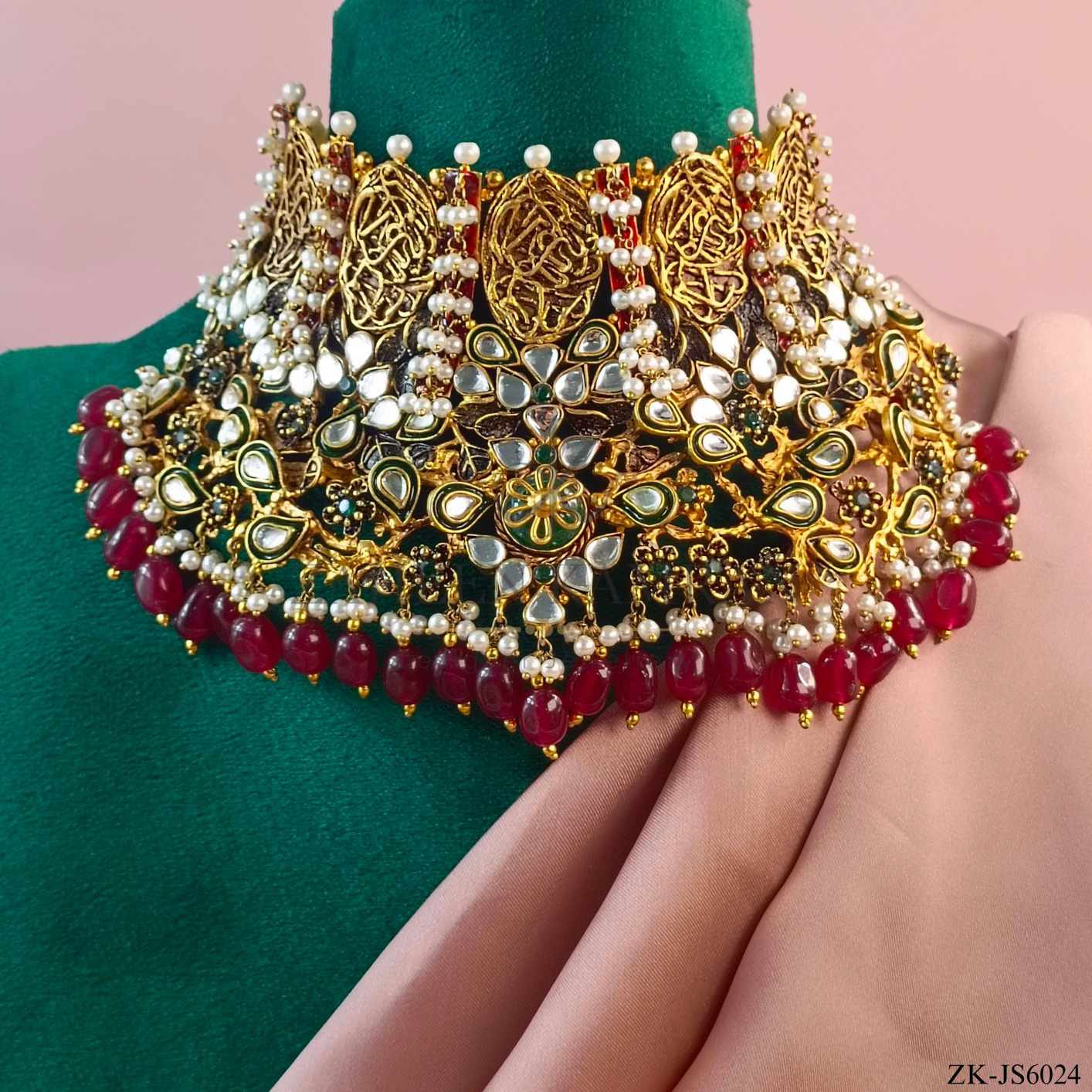 KUNDAN RUBY SET