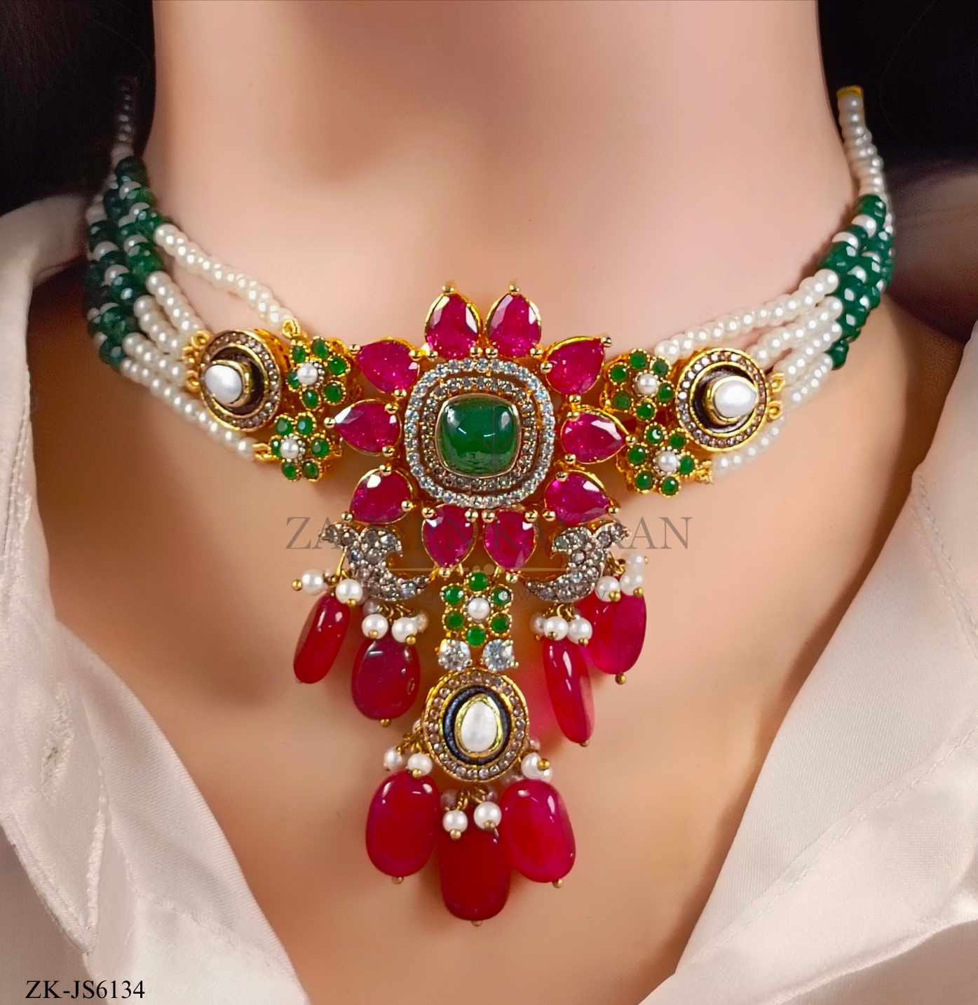 RUBY EMERALD SET