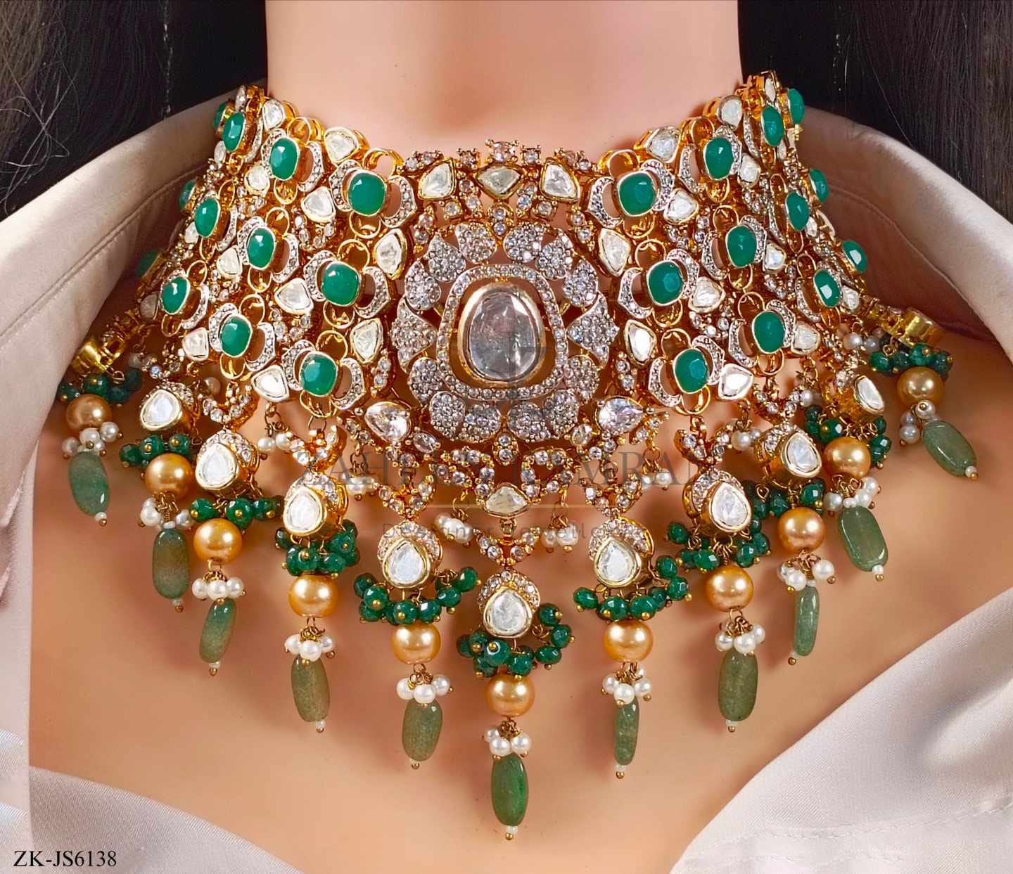 EMERALD CHOKER SET
