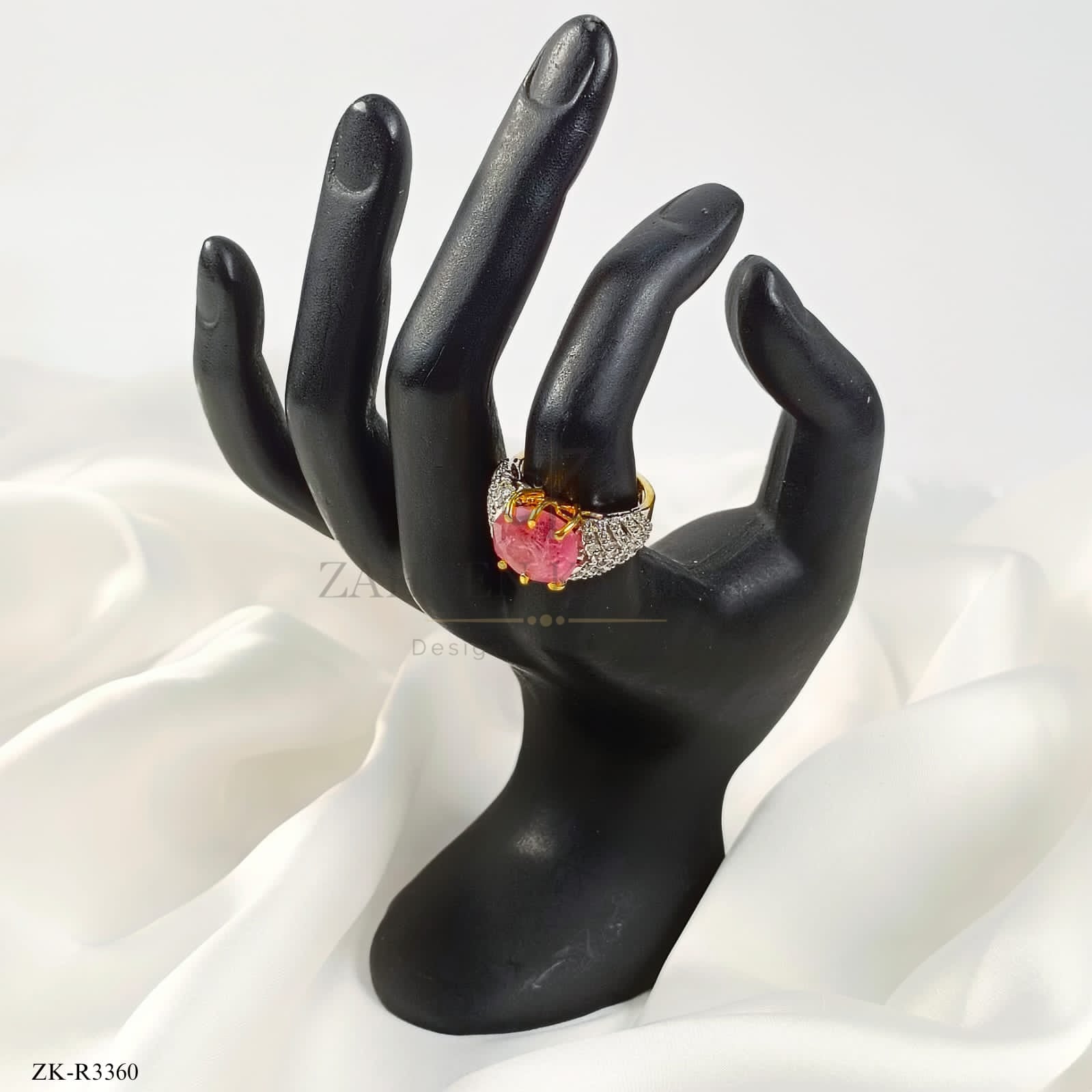 925 PINK STONE RING