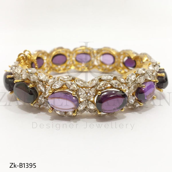 Amethyst Stone Bangle