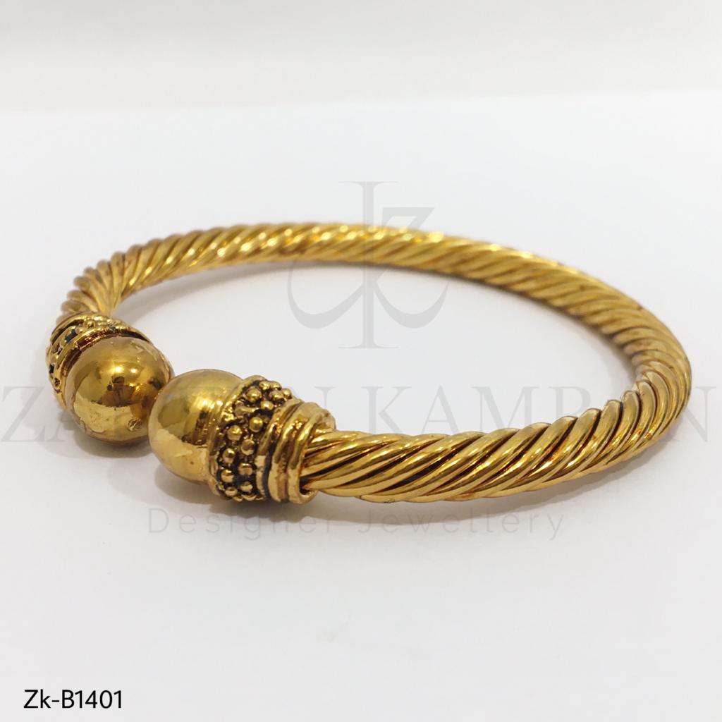 Twisted Gold Bangle
