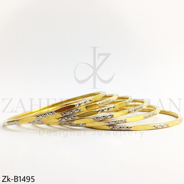 Gold Thin Bangles