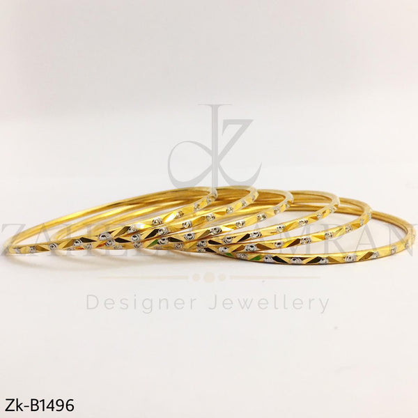 Triangle cut bangle