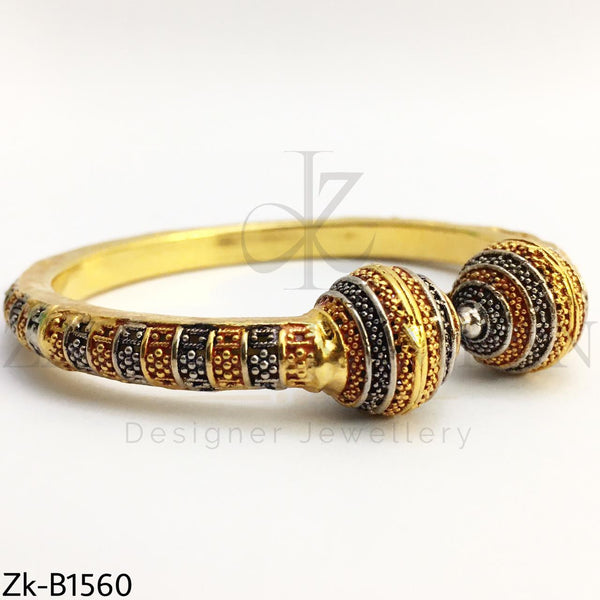 2 toned Ball Bangle