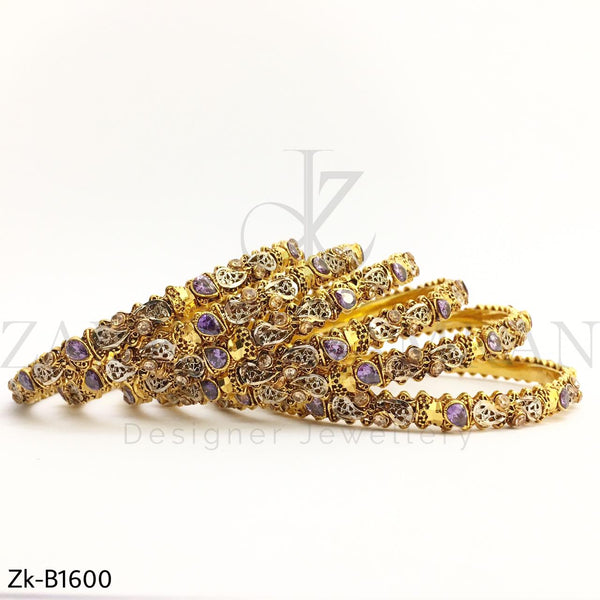 Amethyst Antique Bangle