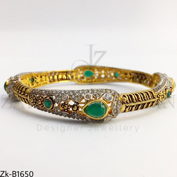 Emerald Zirconia bangle