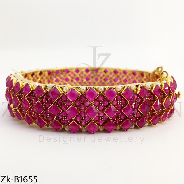 Ruby Gold Bangle