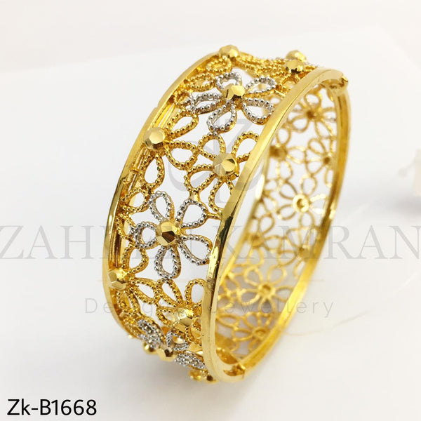 Gold Floral Kara