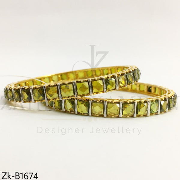 Olive green bangles