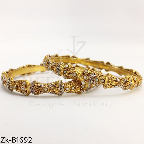 Stylish golden bangles