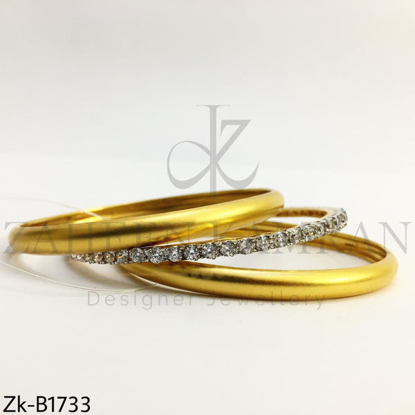 Golden Zirconian bangle