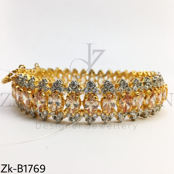 Champagne Zirconian bangle