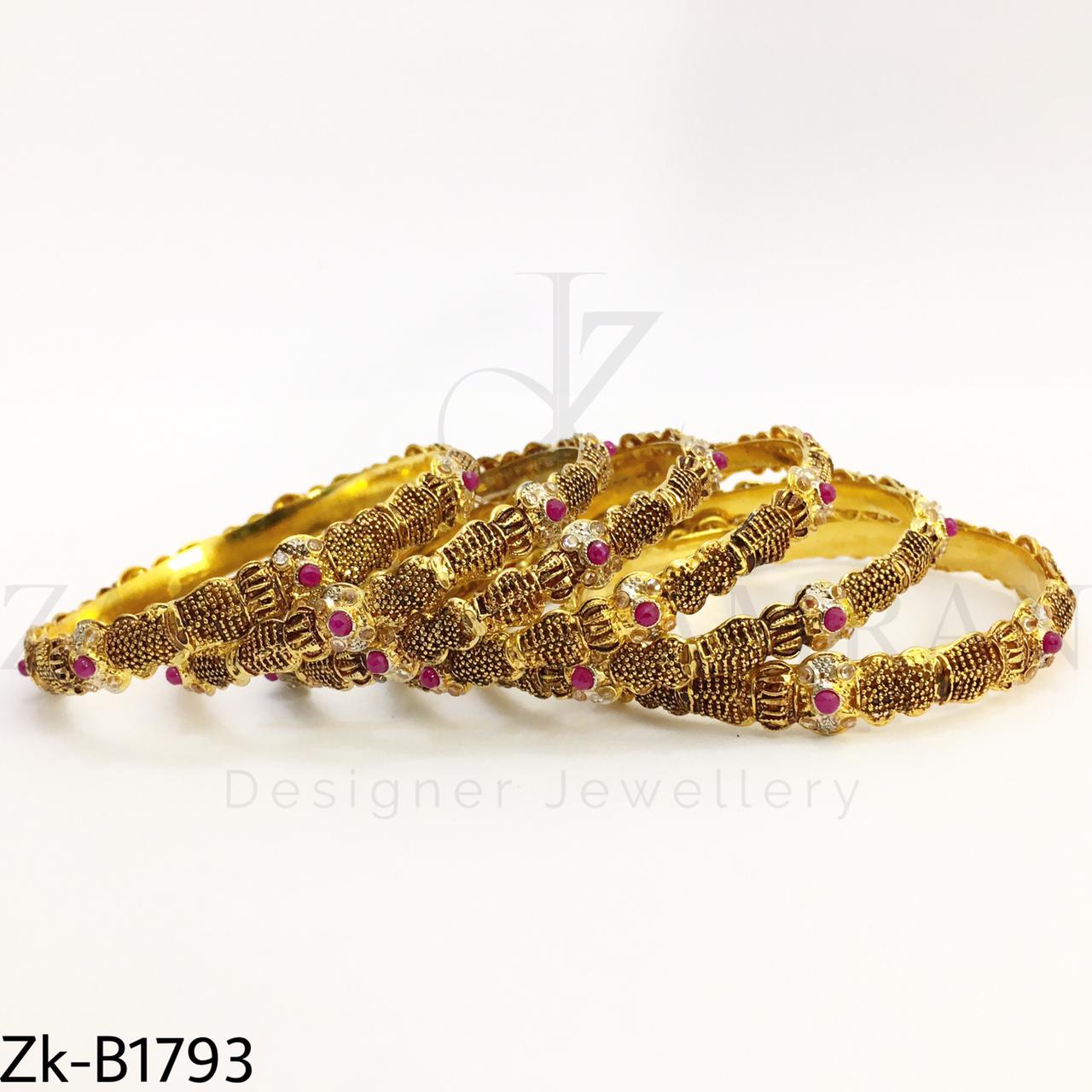 Traditional gold bangles