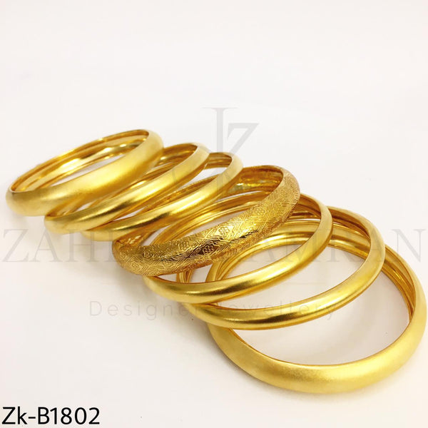 Golden bangles set