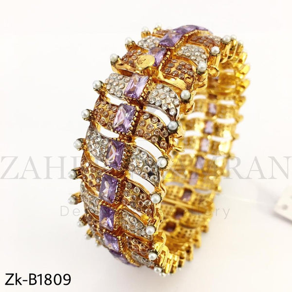 Amethyst Zirconian bangle