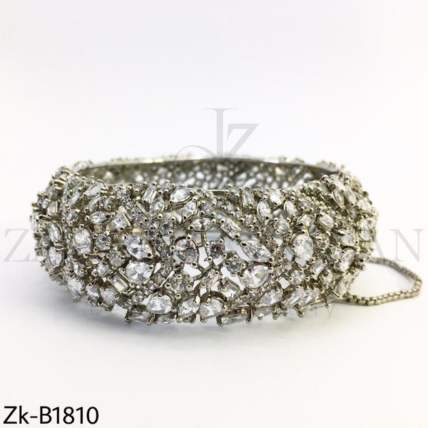 Silver Zirconian bangle