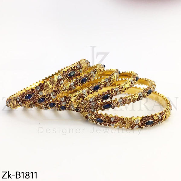 Sapphire antique bangles