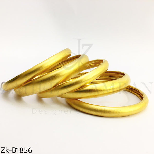 Golden matte shine bangles