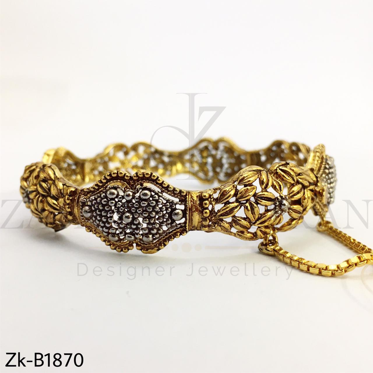 Antique golden bangle