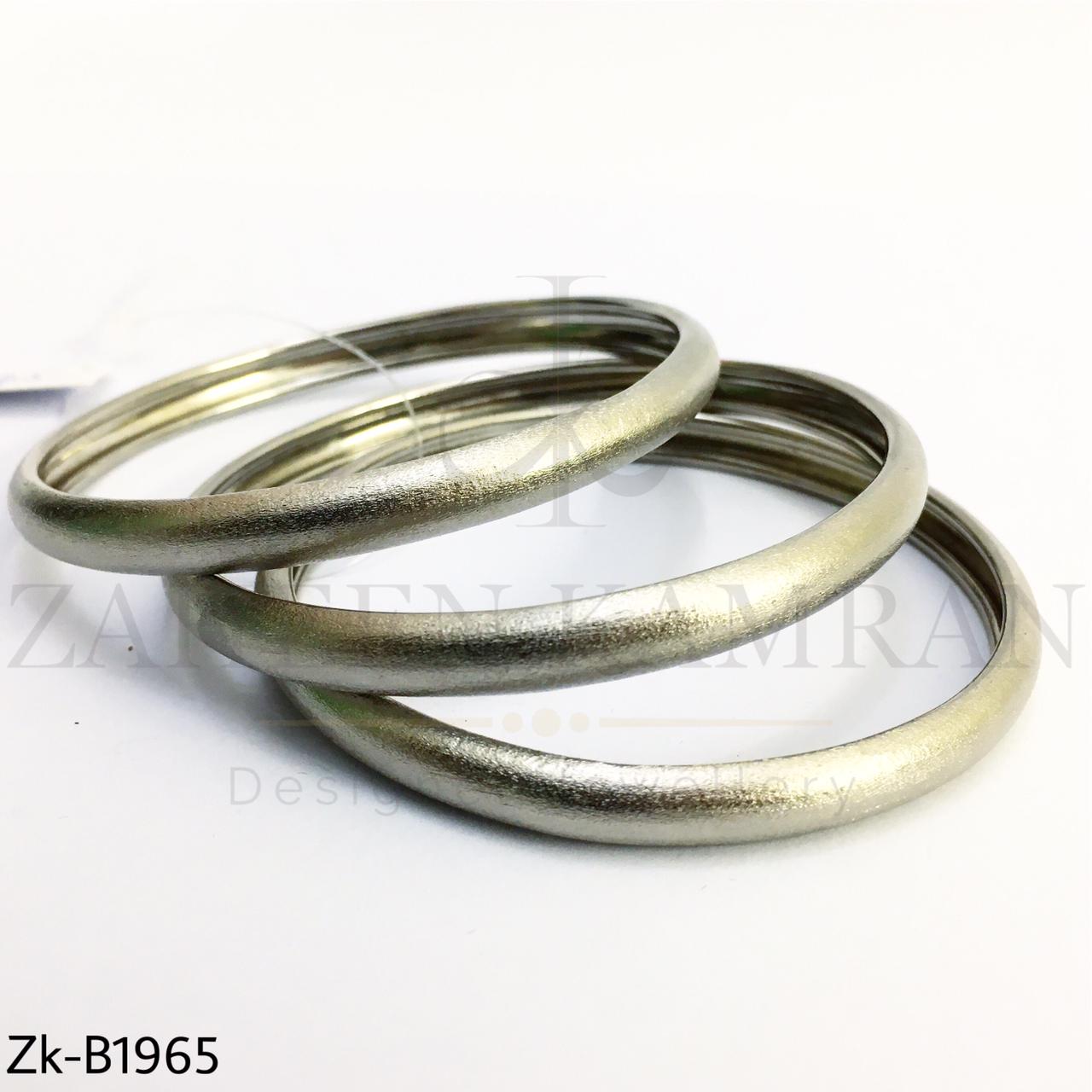 Silver shiny bangles