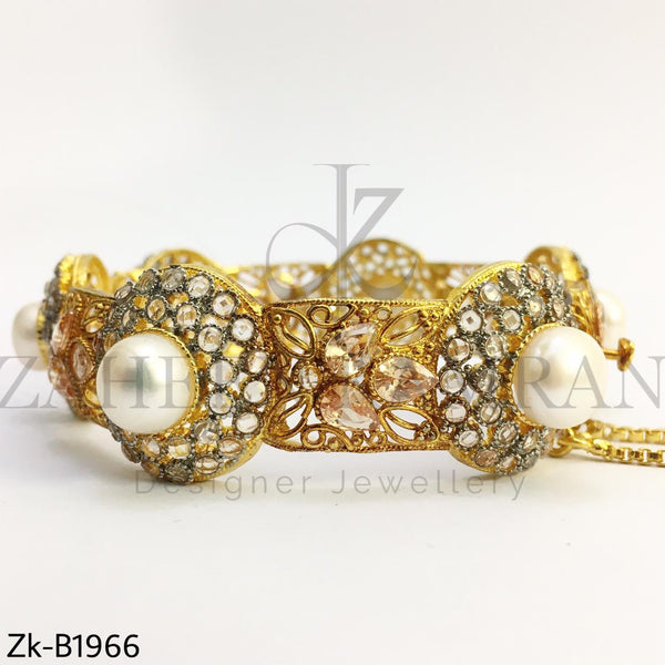 Champagne Zirconian bangle