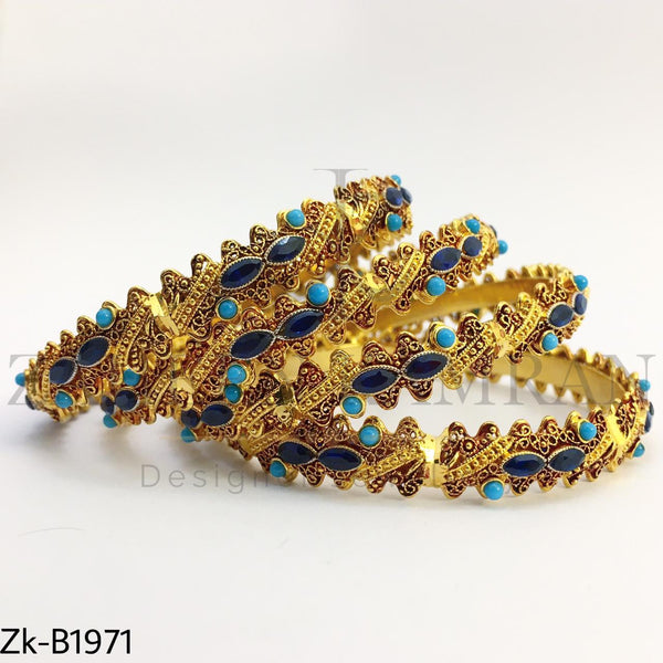 Sapphire Feroza Bangles