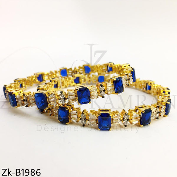 Sapphire bangles