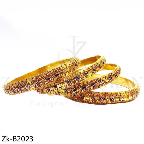 Golden detailed bangles