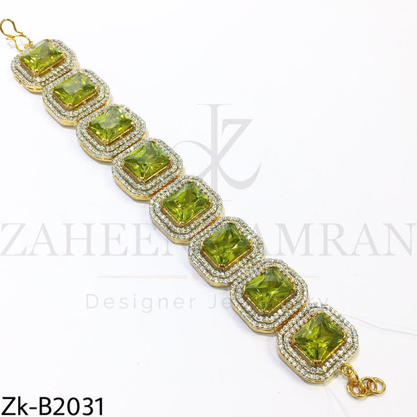 Olive green bracelet