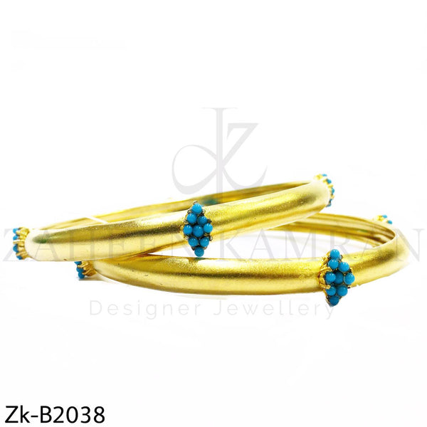 Golden feroza bangles