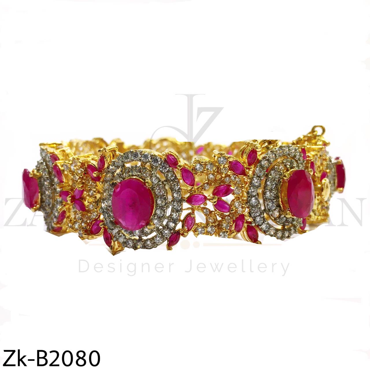 Ruby zirconian bangle