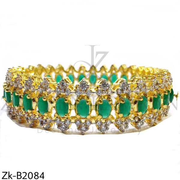 Emerld zirconian bangle