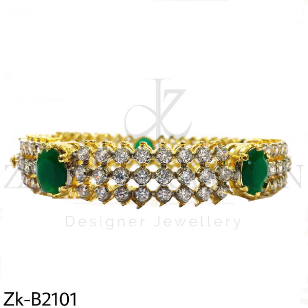 Zirconian emerald bangle