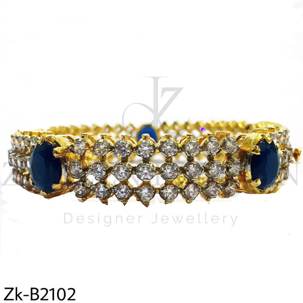 Sapphire zirconian bangle