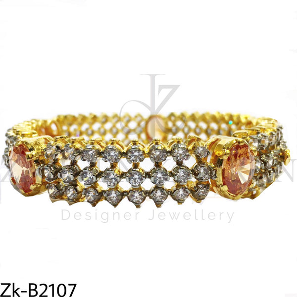 Champagne zirconian bangle