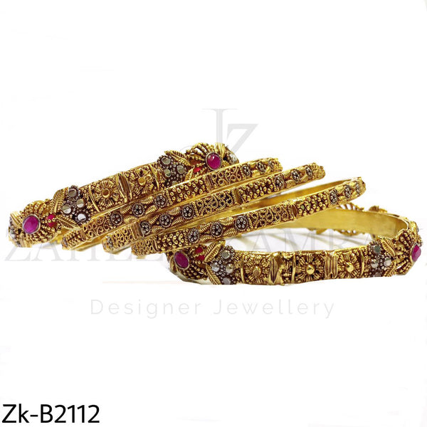 Antique golden bangles