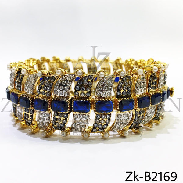 Sapphire smoke bangle