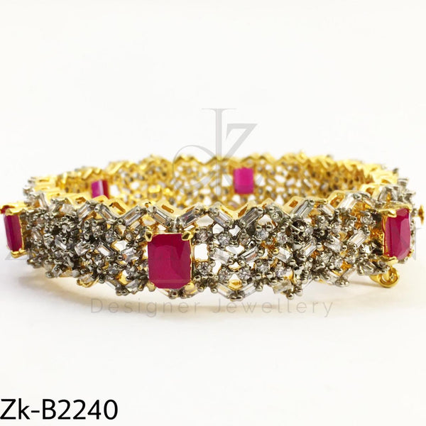 Ruby zirconian bangle