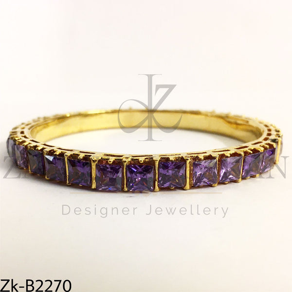 Amethyst bangle