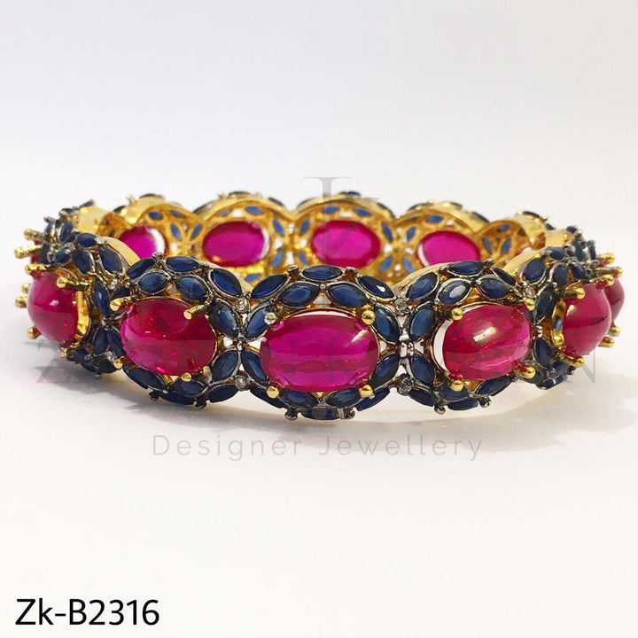 Sapphire Ruby Bangle