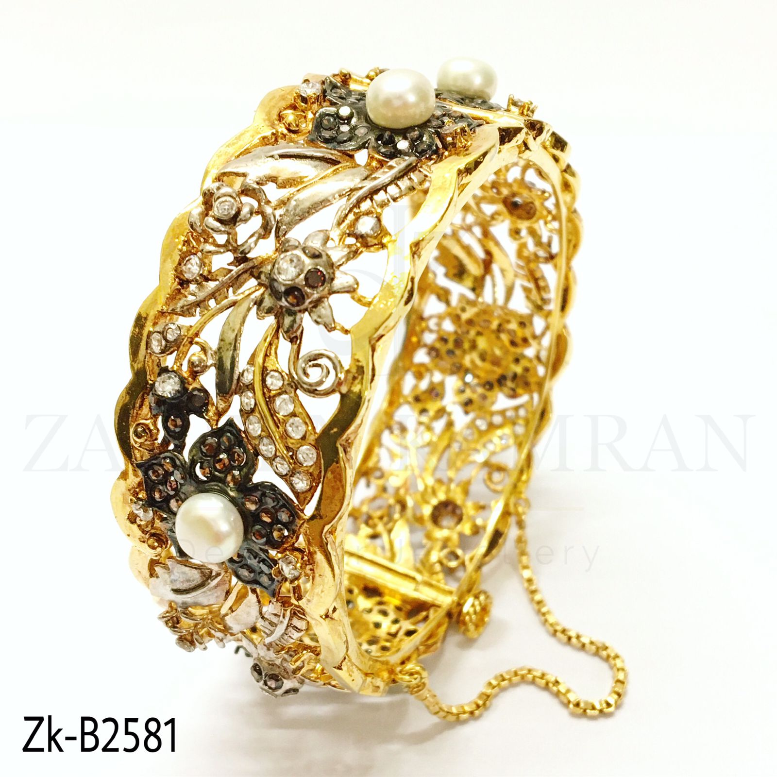 antiqueFloral antique bangle