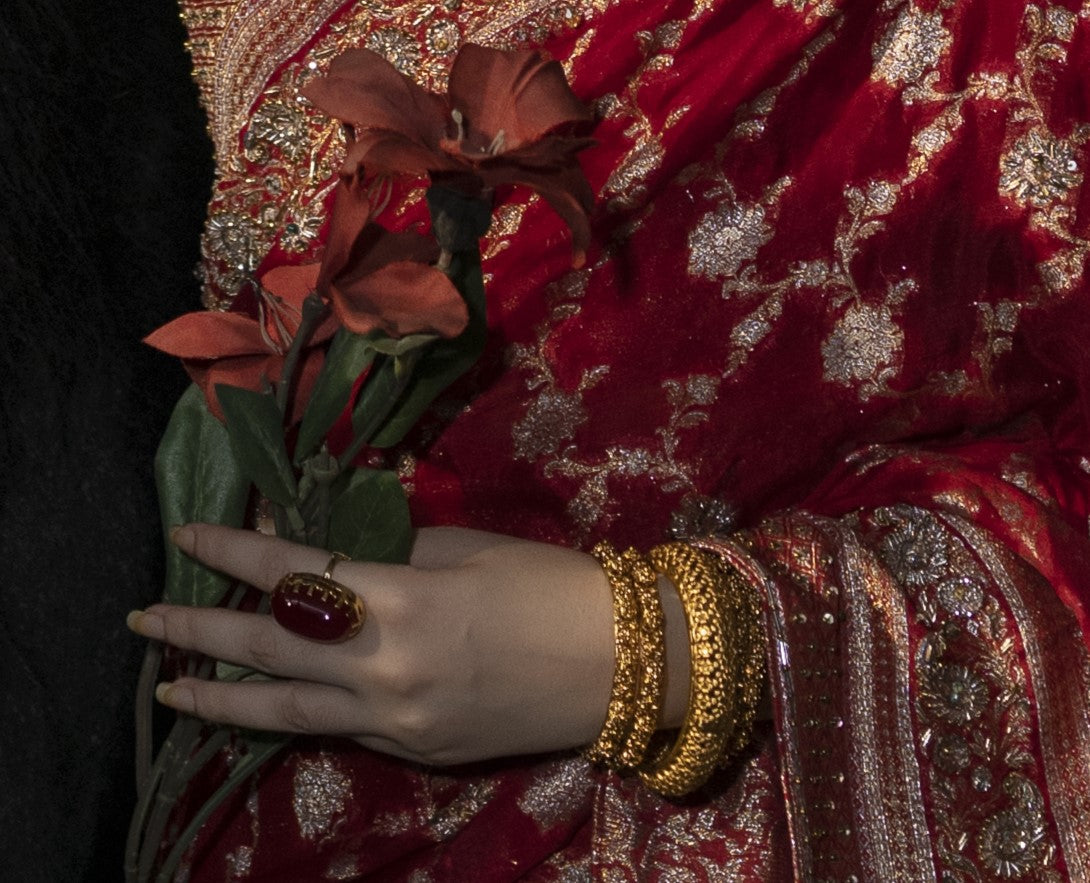 Classy golden bangle.