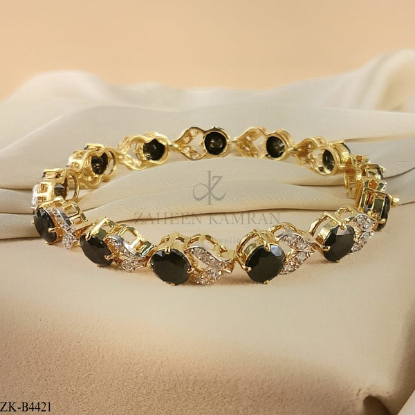 BLACK ONYX BANGLE
