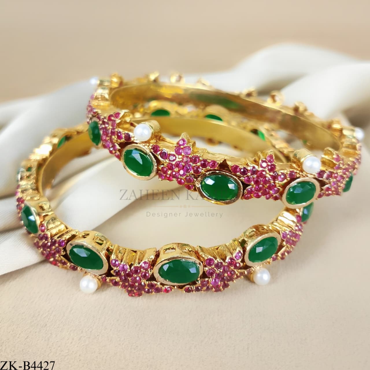 EMERALD BANGLES