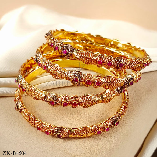 PINK ZIRCONIA BANGLES