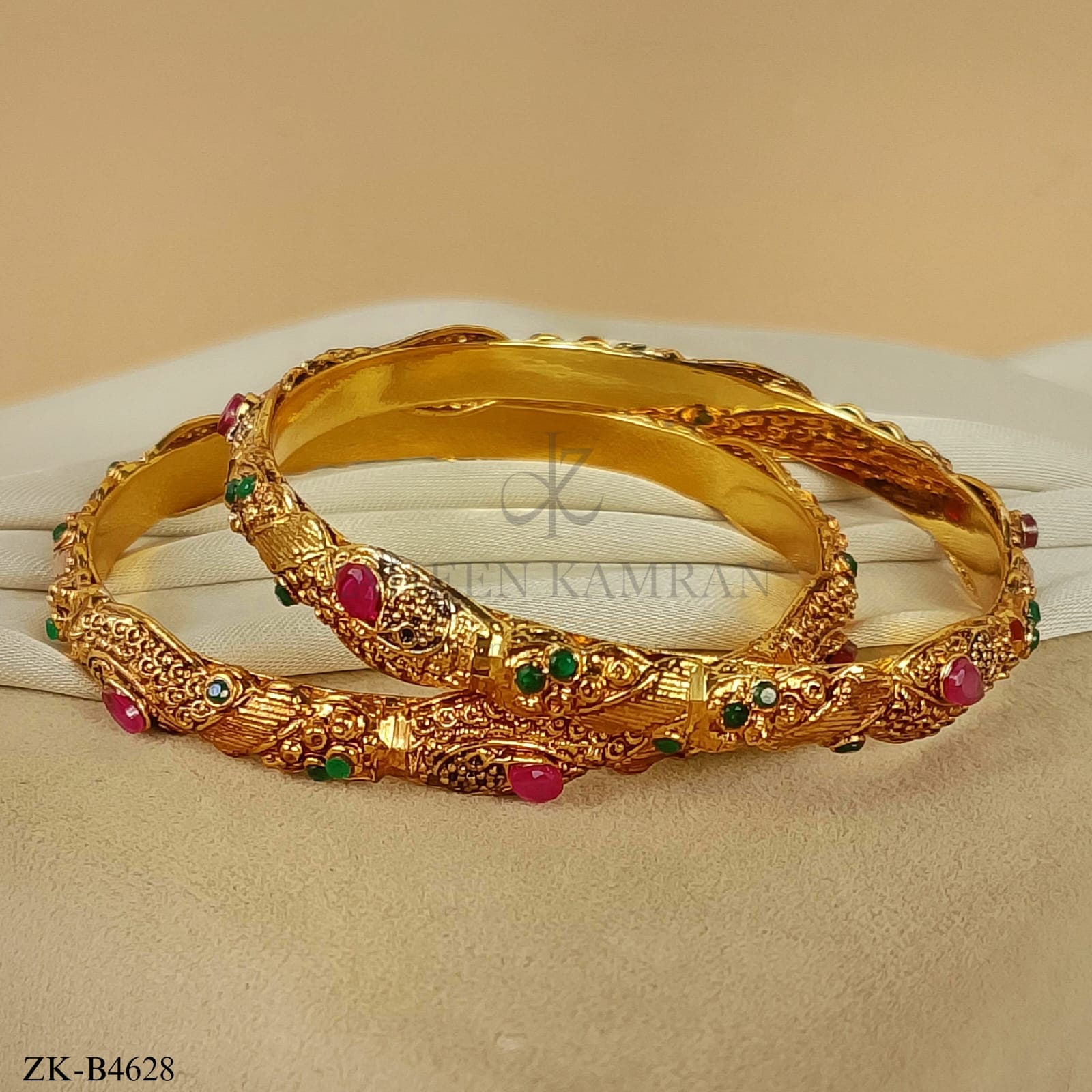 PINK ZIRCONIA BANGLES