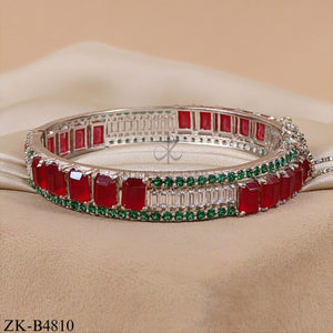 RUBY EMERALD BANGLE