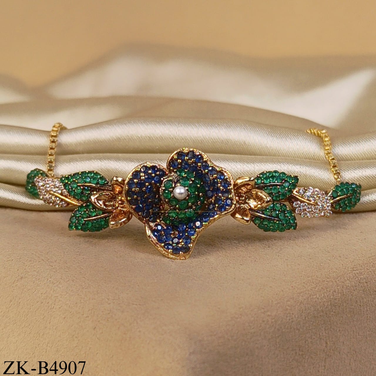 SAPPHIRE BLOOM LEAFLET BRACELET